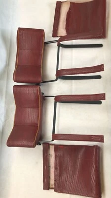 TATRA 603 / 2 x Kopfstütze & 2x Sitzschutz Leder - Bild 1 von 4