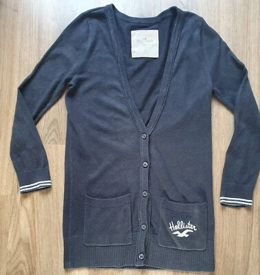 Hollister Women’s Navy 3/4 Length Sleeves Cardigan Size Small - Image 1 of 4