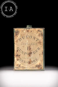 Early 20th Century DuPont Gunpowder Tin - Picture 1 of 4
