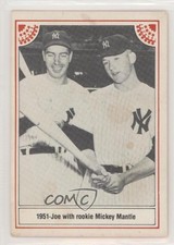 1983 ASA The Joe DiMaggio Story Joe DiMaggio Mickey Mantle (Red Border) #9.1 HOF