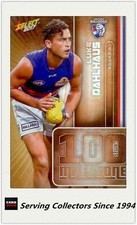 2017 AFL Footy Stars Trading Card Milestones Subset MG76 Luke Dahlhaus(Bulldogs