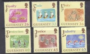 GUERNSEY, 2004, 800TH ANNIV OF ALLEGIANCE, SG 1038-43, MNH SET OF 6, CAT £ 8 - Picture 1 of 1