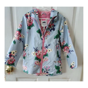 joules right as rain jacket, kids, 5y, flower , winter, fall, girls, fleece, - Picture 1 of 3