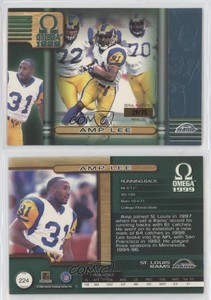 1999 Pacific Omega Platinum Blue /75 Amp Lee #224