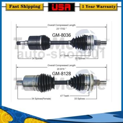 Junta de eje CV del lado del pasajero delantero TrakMotive para Chevrolet Lumina 1998 Foto 1 de 3