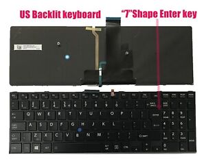 US Backlit keyboard for Toshiba Satellite Pro R50-C/Tecra A50-C/Z50-C+Pointer
