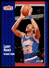 1991-92 Fleer Larry Nance Basketball Cards #37