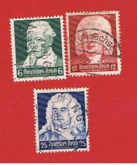 Germany #456-458  VF used   Celebration     Free S/H - Image 1 of 1