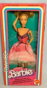 Muñecas del mundo 1979 Barbie parisina 1600 molde facial Steffi en caja original - Imagen 1 de 7