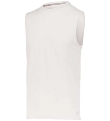 Camiseta sin mangas Russell Athletic 64MTTM para hombre cuello redondo esencial músculo Foto 1 de 2