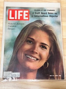 Life Magazine July 24, 1970 - Candice Bergen - Draft Conscientious Objector- Ads - Picture 1 of 1