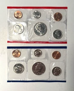 1987 US Mint Set Uncirculated Coin Set P-D Mint Marks 10 Coins 2 Mint Medals - Picture 1 of 5