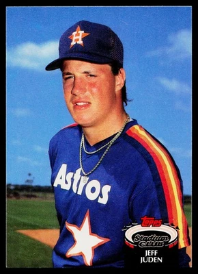 1992 Stadium Club Jeff Juden #479 Houston Astros - Image 1 of 2