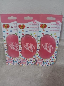 Jelly Belly Car Air Fresheners Tutti Fruitti Scent (3 Set) - Picture 1 of 2