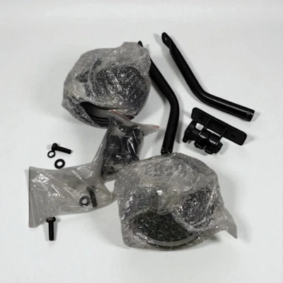 Espejos retrovisores de aventura Jeep JKU JK CJ YJ TJ 1997-2017 ajuste manual vista lateral redonda NUEVO Foto 1 de 2