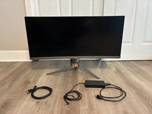 Ultra-Wide Gaming Monitor - ASUS - ROG Swift PG348Q - DisplayPort Cable Included - Picture 1 of 8