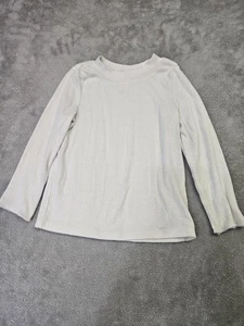 Neu Cat and Jack 18m Mädchen Langarmshirt creme strukturiert  - Bild 1 von 2