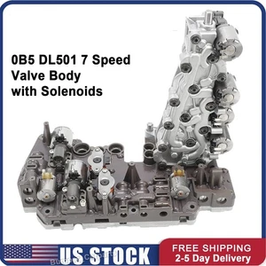 0B5 DL501 Cuerpo de válvula de transmisión automática de 7 velocidades con solenoides para AUDI PORSCHE - Imagen 1 de 14
