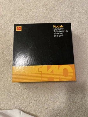 Vintage Kodak Carousel Transvue 140 Slide Tray Chargeur - Image 1 of 4