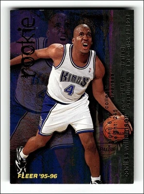 1995-96 Fleer #318 Corliss Williamson RC Rookie Card - Image 1 of 2
