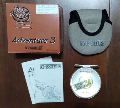Carrete de pesca con mosca G•Loomis Adventure 3 con caja y estuche blando Foto 1 de 4