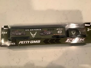 JIMMIE JOHNSON, JONES INMAN AUTOGRAPHED 2023 PETTY GMS TRANSPORTER DIECAST &CARD - Picture 1 of 12