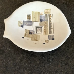Sasha Brastoff Pottery Footed MCM Dish *READ* - Picture 1 of 10