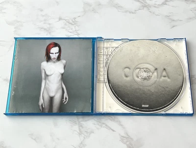Marilyn Manson Mechanical Animals CD ORIGINAL 1998 BLUE CASE! Rock Is Dead RARE! - Image 1 of 4