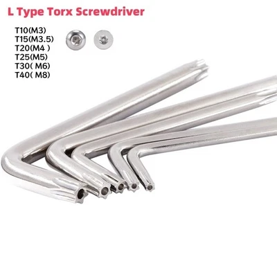T10 T15 T20 T25 T30T40 Torx Security Tamperproof Screwdriver Allen Key with Hole - Image 1 of 4