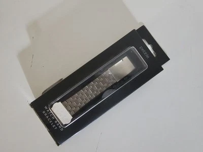 Pebble Stahl Uhrenarmband Armband - Cinturino Smartphone Pebble Modell 401 - 22mm - Bild 1 von 4