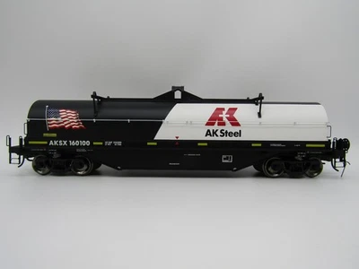 Atlas O NSC 42’ Coil Steel Car - AKSX/AK Steel 160100 2-Rail - Image 1 of 2