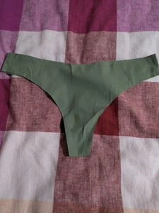 Res Ipsa Loquitur - Seamless Ice Silk G String - Army Green - Medium (10) - Picture 1 of 1