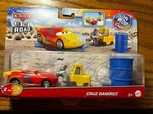 NEW 2022 Disney Pixar Cars On The Road Color Changers Cruz Ramirez & Pitty NIB - Picture 1 of 4