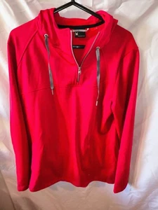 Spyder Half Zip Womens Large 14/16 Red - Picture 1 of 7