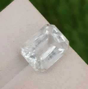 5.50 Cts Natural Unheated Excellent Emerald Cut Aquamarine From Pakistan - Picture 1 of 3