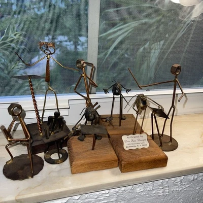 Colección de artistas mixtos de alambre de orquesta de colección rara que incluye Don Rea Rock Cree Foto 1 de 4