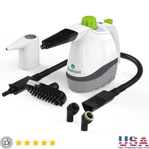 Limpiador de vapor de mano con cable de alimentación de 12 pies y kit de accesorios de manguera de extensión de 28 pulgadas EE. UU. - Imagen 1 de 8