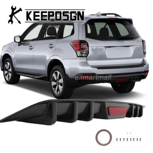 Difusor de parachoques trasero tira reflectante luz trasera aletas de tiburón para Subaru Forester - Imagen 1 de 12