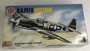 Brand New Sealed Airfix “N.A.P51B Mustang” 1:72 Level 1 Plastic Model Kit - Picture 1 of 5