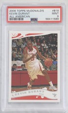 2006 Topps McDonald’s Kevin Durant All American Rookie RC #B19 PSA 9 Mint 