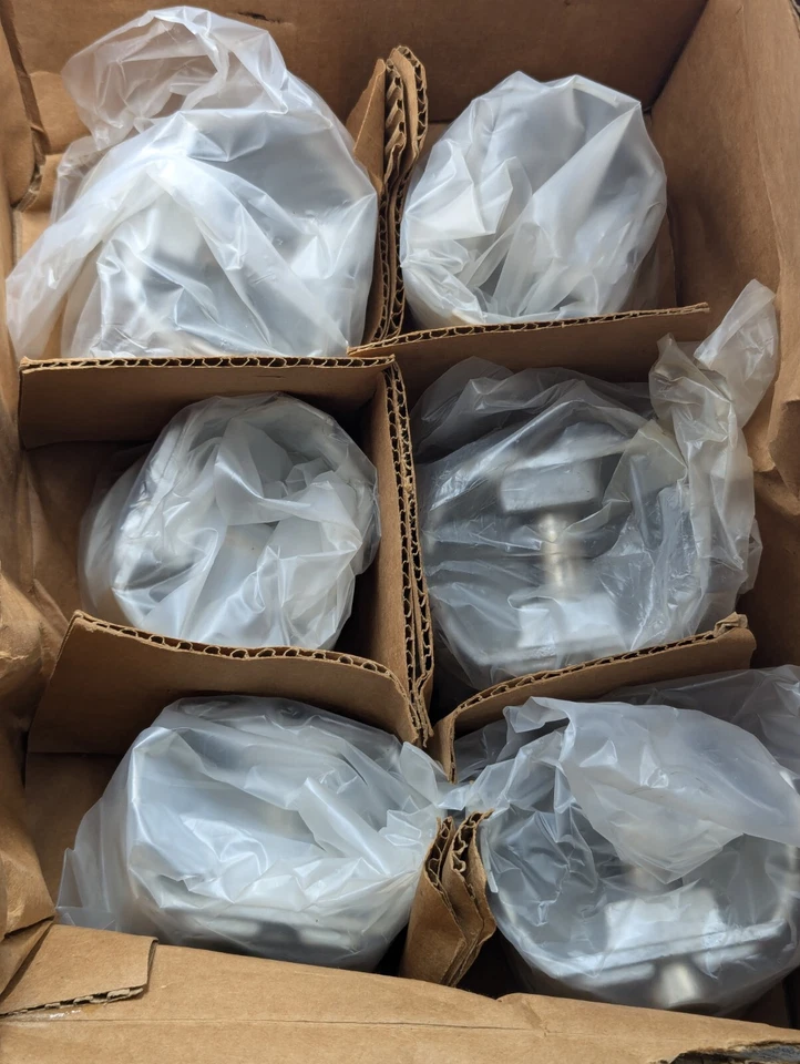 Enginetech (6) Piston Kit For Ford Mazda Aerostar 3.0L V6 OHV P1575(6)STD P780H - Image 1 of 4