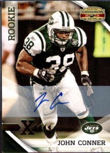 John Conner Card 2010 Panini Gridiron Gear Autographs Gold X's #207 