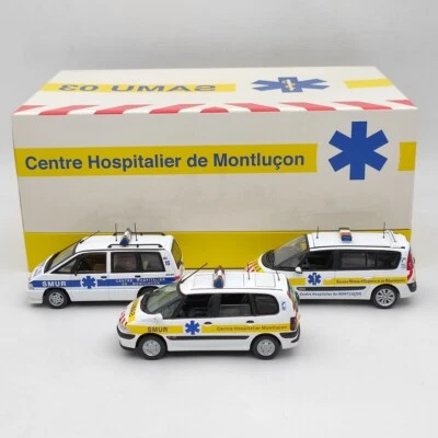 1/43 Universal Hobbies Renault Coffret Espace SAMU 03 SMUR #2282 Ambulance - Immagine 1 di 4
