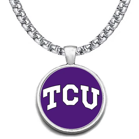 Large TCU Horned Frogs 24" Chain Stainless Steel Pendant Necklace FREE SHIP' D30 Cover