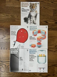 Lot of 5 Harvard Business Review HBR magazines Jan-Aug 2024, Nov-Dec 2024 VGUC - Picture 1 of 11