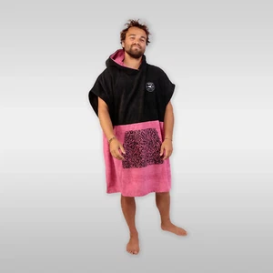 Poncho Soöruz microfibra negro/rosa - Imagen 1 de 4