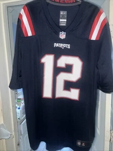 Nike Tom Brady "On Field" Throwback Jersey Mens Sz XL Patriots - Picture 1 of 4