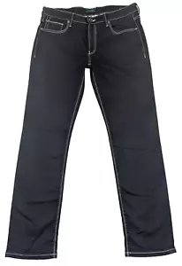 Jeans uomo Benetton 36x32 blu maglia denim skinny fit dritto punto design - Foto 1 di 14