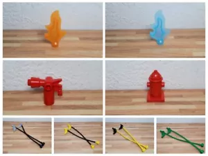 Lego Duplo Feuer Flamme Wasserfontäne Feuerlöscher Hydrant Schlauch/-und Halter - Bild 1 von 17