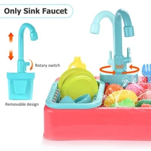 With Running Water Kitchen Sink Toys Faucet Faucet Toy for Pretend Play Sinks - Picture 1 of 8